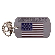 Bettinardi Veterans Day Dog Tag Ball Marker Keychain, view 2 of 3