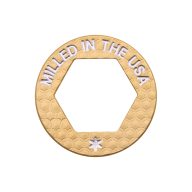Bettinardi Open Hex Brass Cutout Ball Marker, view 2 of 3