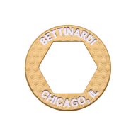 Bettinardi Open Hex Brass Cutout Ball Marker, view 3 of 3