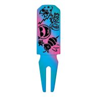 Bettinardi Multi Icon Rainbow Anodized Double Prong Divot Tool, view 2 of 3