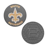 Bettinardi New Orleans Saints Black Ox Ball Marker, view 1 of 3