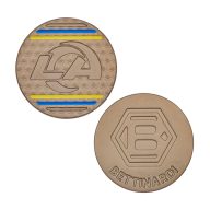 Bettinardi Los Angeles Rams Gold Flame Ball Marker, view 1 of 3