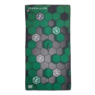 Bettinardi 3D Hex B Green and Gray Players Towel, view 1 of 2
