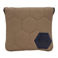 Bettinardi Script Quilted Hex Center Shaft — Tan/Navy, view 1 of 6