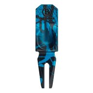 Bettinardi Poison Multi Icon Teal Splatter Anodized Divot Tool, view 3 of 3
