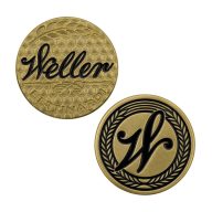 Bettinardi Weller x Bettinardi Polished Brass Ball Marker, view 1 of 3