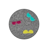 Bettinardi Galactic Groove Black Ox Sunglasses Multi Icon Ball Marker, view 2 of 3