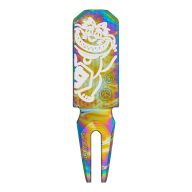 Bettinardi Peace Eyes Lucky Cat Rainbow PVD Divot Tool, view 2 of 3