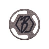 Bettinardi Wordmark Diamond Blast Punch Out Ball Marker, view 2 of 3