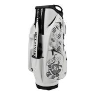 Bettinardi Poison Lucky Stinger Vessel Lux Pro Cart XV 2.0 Bag — White/Gray, view 2 of 3