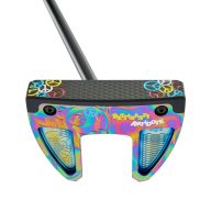 Bettinardi Lefty Love Peace Eyes Bomb Rainbow Tie-Dye PVD Antidote SB3 1-of-1, view 1 of 3