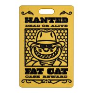 Bettinardi Gold Rush Most Wanted Fat Cat 6061 Aluminum Bag Tag, view 1 of 2