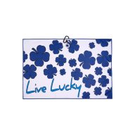 CMC Design Live Lucky Cobalt Towel, view 1 of 3