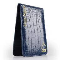 Craftsman Golf Personalized Crocodile Pattern Scorecard & Yardage Book Holder — Black, view 8 of 9