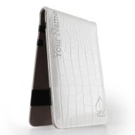 Craftsman Golf Personalized Crocodile Pattern Scorecard & Yardage Book Holder — Black, view 8 of 8