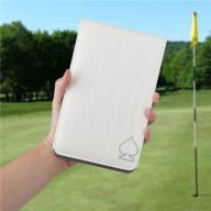 Craftsman Golf Crocodile Pattern Scorecard & Yardage Book Holder — Black, view 7 of 10