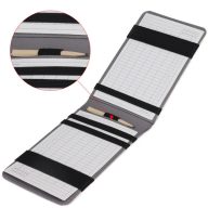 Craftsman Golf Crocodile Pattern Scorecard & Yardage Book Holder — Black, view 9 of 10