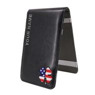 Craftsman Golf Custom Country Flag Clover Scorecard&Yardage Book With Your Name, view 1 of 2