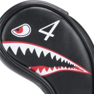 Craftsman Golf Both Sides Number Printing Shark Zipper, view 4 of 7
