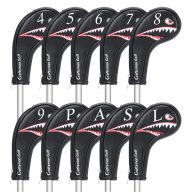 Craftsman Golf Both Sides Number Printing Shark Zipper, view 7 of 7