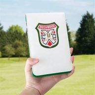 Craftsman Golf Shield Scorecard & Yardage Book Holder — White, view 6 of 7