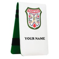 Craftsman Golf Custom White Shield Scorecard & Yardage Book Holder — White, view 1 of 4