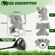 Craftsman Golf Elephant Animal — Grey, view 4 of 7