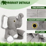 Craftsman Golf Elephant Animal — Grey, view 3 of 7