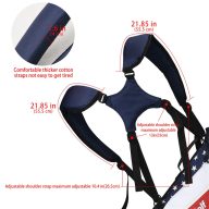 Craftsman Golf Stars & Stripes Lightweight Stand Bag With Rain Strap, view 10 of 10