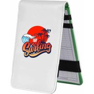 Craftsman Golf Personalized Scorecard & Yardage Book Holder With Logo Photo — White, view 1 of 10