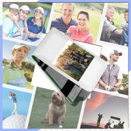 Craftsman Golf Personalized Scorecard & Yardage Book Holder With Logo Photo — White, view 5 of 10